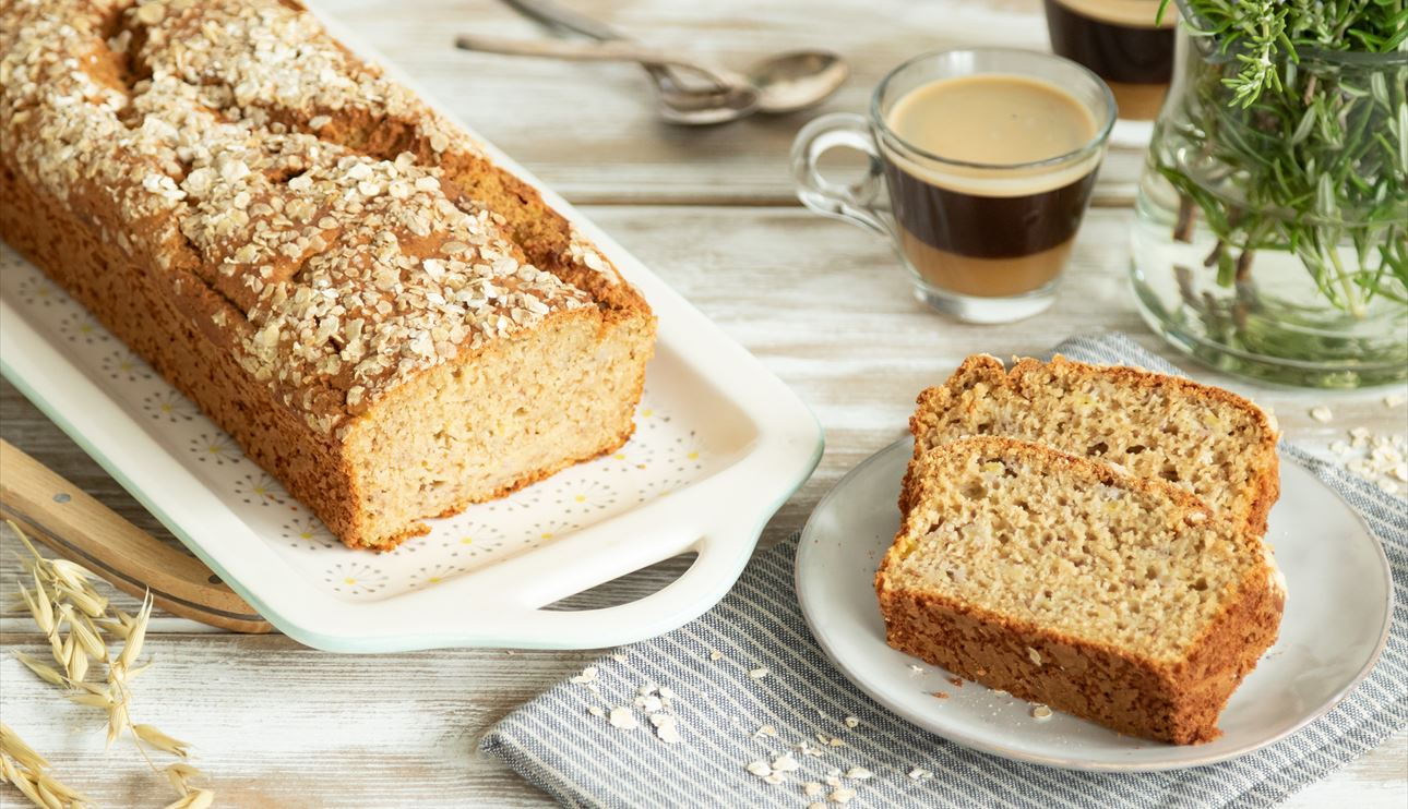 bizcocho de avena saludable