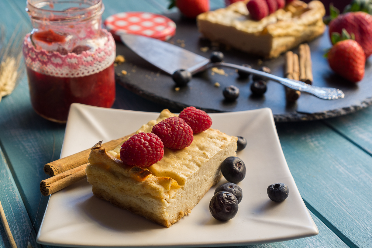tarta de queso saludable